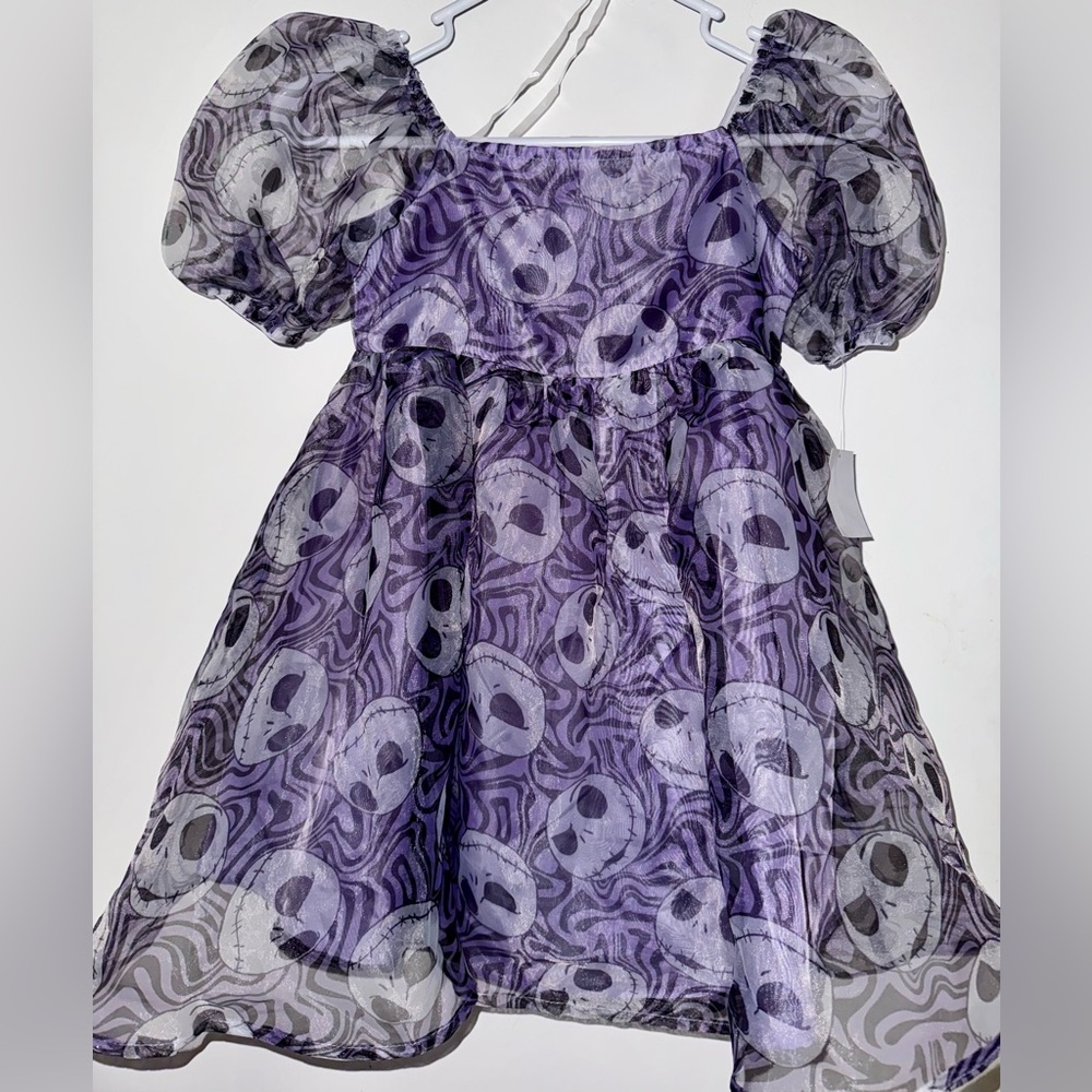 Disney's Nightmare Before Christmas Girls Size Med (8) Jack Skellington Dress